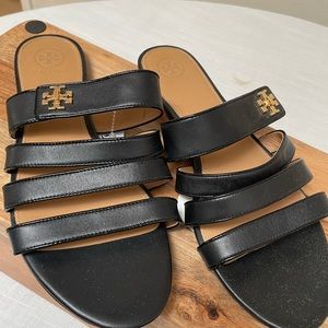 Tory Burch black strappy sandals